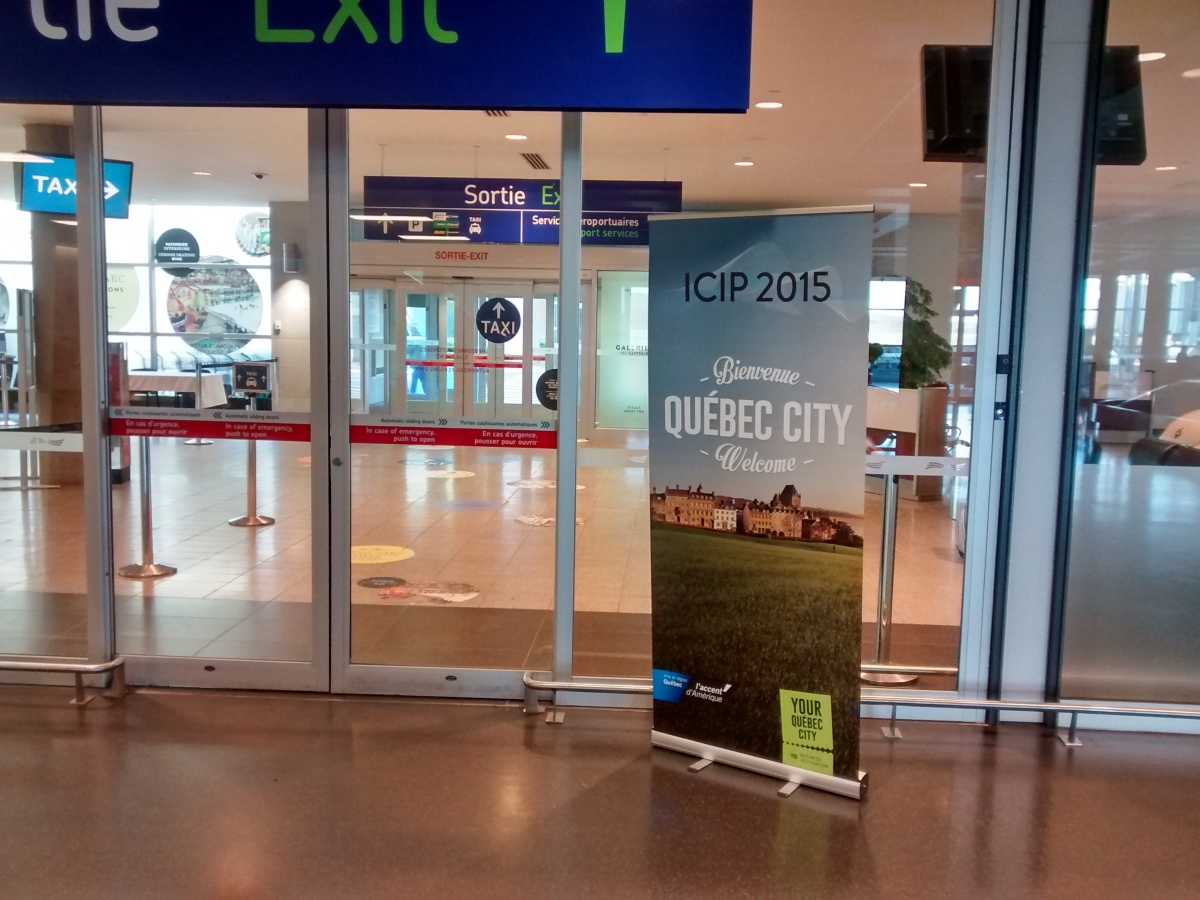 Greeted by ICIP at the airport already